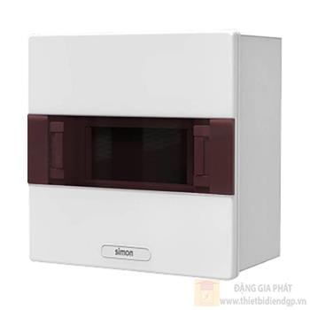 Tủ điện 4-9 Module Simon SET65CS mặt phẳng nhựa mờ âm tường  SET65CS