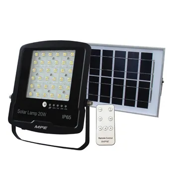 Đèn LED pha năng lượng mặt trời MPE 20W SFLD-20T
