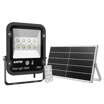 Đèn LED pha năng lượng mặt trời MPE Seri SFLD2 100W SFLD2-100