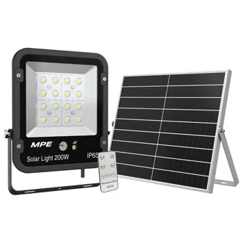 Đèn LED pha năng lượng mặt trời MPE Seri SFLD2 200W SFLD2-200