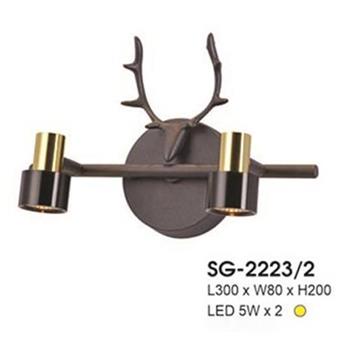 Đèn soi gương Hufa L300*W80*H200, 5W*2, ánh sáng vàng SG-2223/2