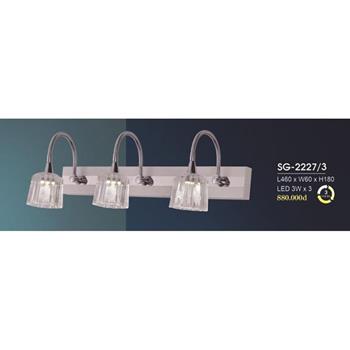 Đèn soi gương Hufa L460*W60*H180, 3W*3, 3 màu ánh sáng SG-2227/3