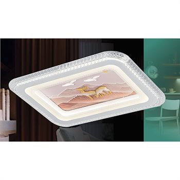 Đèn mâm chữ nhật ốp trần Sano ML 10160 Ø600*L800 ML 10160