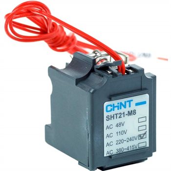 Cuộn đóng ngắt MCCB CHINT SHT21-M8 DC24V SHT21-M8 DC24V