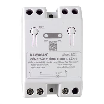 Công tắc thông minh Kawasan SK01 500W SK01