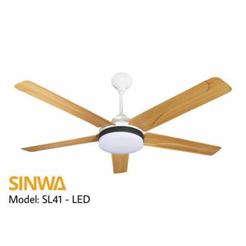 Quạt trần Sinwa 5 cánh nhựa SL41_LED SL41_LED