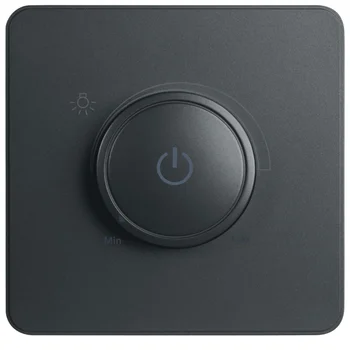Công tắc điều chỉnh độ sáng đèn 40-500W màu đen WGDEDR500KB