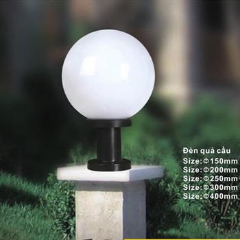 Đèn trụ cổng quả cầu Slister Đèn quả cầu
