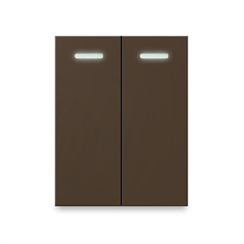 Hạt công tắc đôi 2 chiều Grimma G8CK2212 size M mặt nhựa vân xước G8CK2212