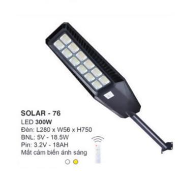 Đèn đường năng lượng mặt trời euroto led 300W SOLAR-76