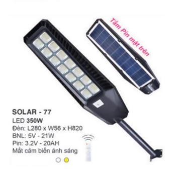 Đèn đường năng lượng mặt trời euroto led 350W SOLAR-77