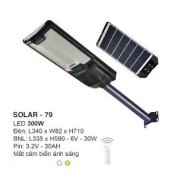 Đèn đường năng lượng mặt trời euroto SOLAR-79 led 300W SOLAR-79
