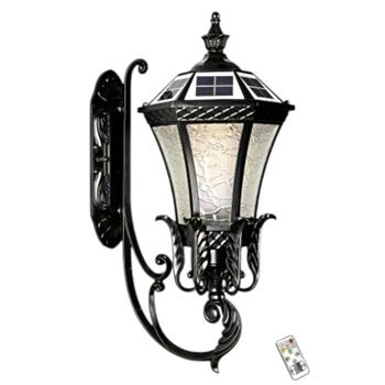 Đèn vách NLMT Sano 6W - Ø250xH450 3 màu SOLAR 2857
