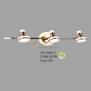 Đèn soi tranh - Rọi gương Led 15W - L560*H150 - 3 màu ánh sáng ST 5902/3