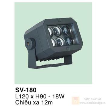 Đèn chiếu quang cảnh Verona L120*H90 -18W - chiếu xa 12m SV-180
