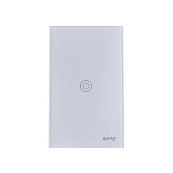 Mặt 1 công tắc MPE chữ nhật Zigbee SW1/ZB