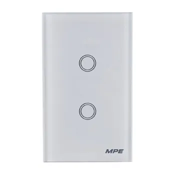 Mặt 2 công tắc MPE chữ nhật SW2/SC