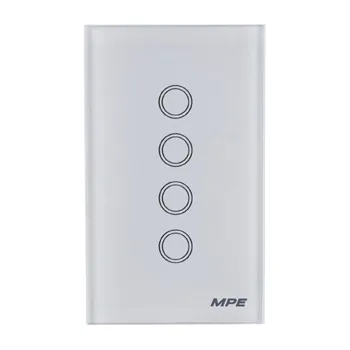 Mặt 4 công tắc MPE chữ nhật SW4/SC
