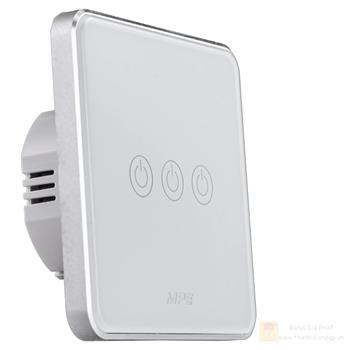 Mặt 3 công tắc vuông Zigbee SWV3/ZB