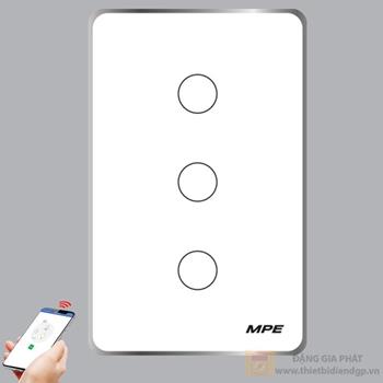 Công tắc thông minh MPE điều khiển Wifi SWW3/SC