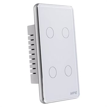 Công tắc thông minh MPE điều khiển Wifi SWW4/SC
