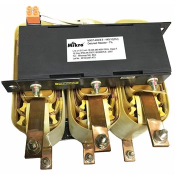 Cuộn kháng 7% 400V cho tụ bù 440V Mikro  MX07-400/xxx-440/xxx