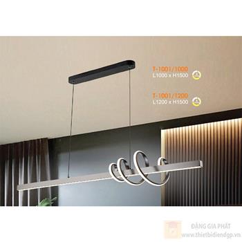 Đèn thả bàn ăn led 3 chế độ - L1200*H1500 T-1001/1200