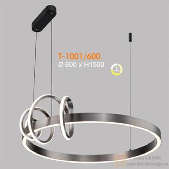 Đèn thả bàn ăn led 3 chế độ - Ø600*H1500 T-1001/600
