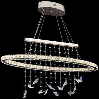 Đèn thả pha lê Euroto T-115 L1200*W380*H2000 T-115