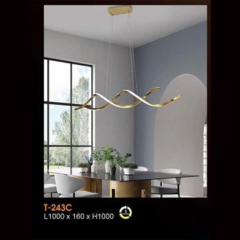 Đèn treo trang trí Verona L1000*160*H1000 - ánh sáng 3 màu T-243C