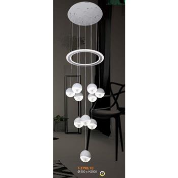 Đèn treo trang trí Verona Ø500*H2500 - ánh sáng 3 màu T-3798/10