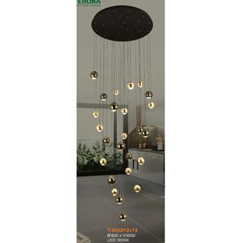 Đèn treo trang trí Verona Ø800*H3000 - Led 3000K T-5543/12+13