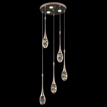 Đèn thả trần Euroto T-6235/5 Ø300 x H2000 T-6235/5