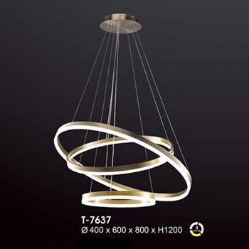 Đèn Thả Led Verona Ø400 x 600 x 800 x H1200, ánh sáng 3 chế độ T-7637