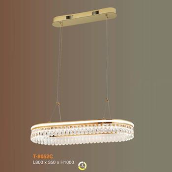 Đèn treo trang trí Verona L800*350*H1000 - ánh sáng 3 màu T-8052C