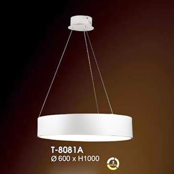 Đèn thả Verona Ø600 x H1000, ánh sáng 3 chế độ T-8081A