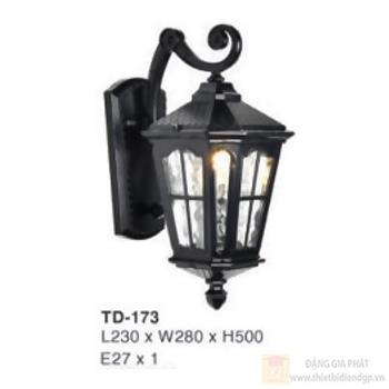 Đèn vách cổng ngoại thất kiểu dáng sang trọng TD-173 - E27 TD-173