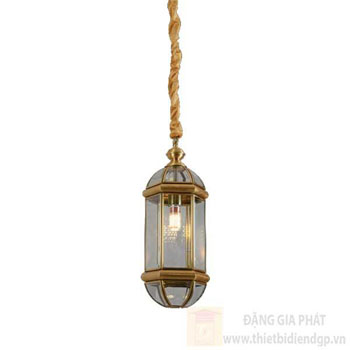 Đèn treo đồng Ø180*H500, E27*1 TĐ 6007/M