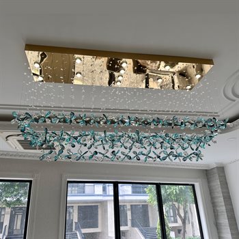 Đèn mâm ốp trần pha lê 355 DECOR THD025L1600 THD025L1600