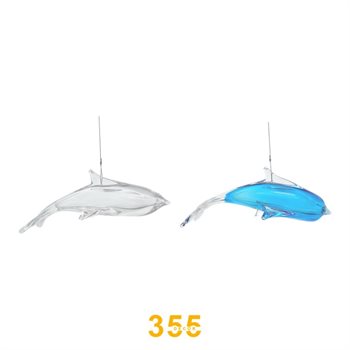 Đèn thả hiện đại L200 dây 3M - vỏ Trong & vỏ màu Xanh THD294T1