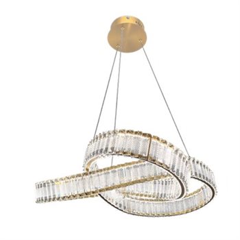 Đèn thả pha lê 355 Decor THD7058T800 LED 3 CĐ THD7058T800