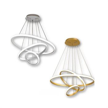 Đèn thả hiện đại Ø300 + Ø500 + Ø700 - LED 3 CĐ - 120W THD7087