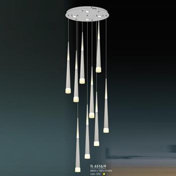 Đèn thả trần led Ø650*150*H1500, LED 72W TL 6316/9
