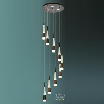 Đèn thả trần led Ø400*H2000, LED 90W TL 6319/9