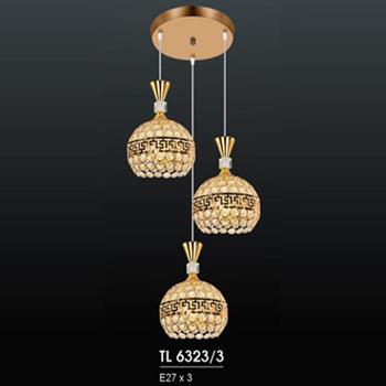 Đèn thả trần led trang trí E27*3 TL 6323/3