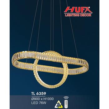 Đèn treo led trang trí Ø900*H1000 - LED 76W, ánh sáng 3 chế độ TL 6359