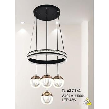 Đèn treo led trang trí Ø400*H1000 - LED 48W, ánh sáng 3 chế độ TL 6371/4