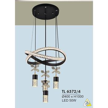 Đèn treo led trang trí Ø400*H1000 - LED 50W, ánh sáng 3 chế độ TL 6372/4