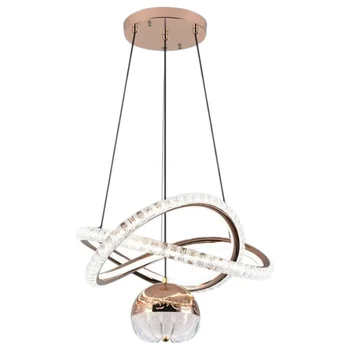 Đèn treo Led trang trí HUFA TL 6376 Ø400*H1000 - Led 48W, ánh sáng 3 chế độ TL 6376