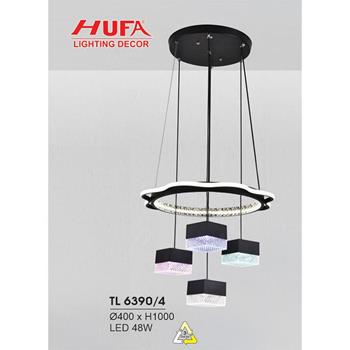 Đèn treo led trang trí Ø400*H1000 - LED 48W, ánh sáng 3 chế độ TL 6390/4